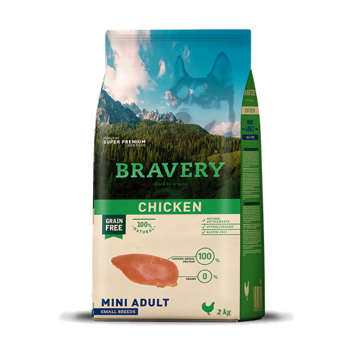 BRAVERY Poulet - Chien adulte (petites races)
