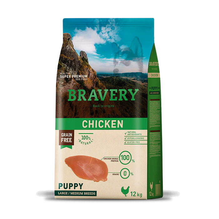 BRAVERY Poulet - Chiot (Races moyennes/grandes)