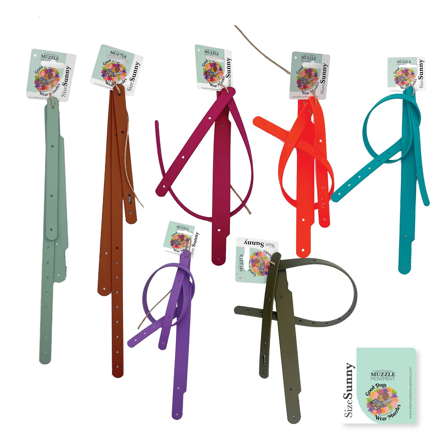 Muselière modèle Sunny sarcelle