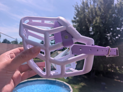 Muselière modèle Tolly lilas