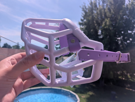 Muselière modèle Tolly lilas