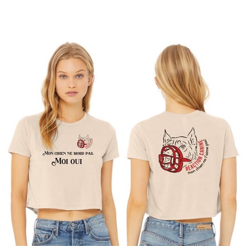 T-shirt crop top