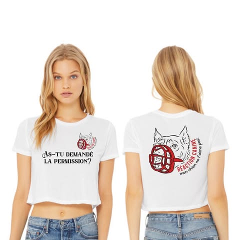 T-shirt crop top