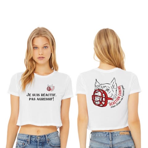 T-shirt crop top