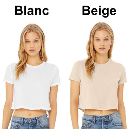 T-shirt crop top