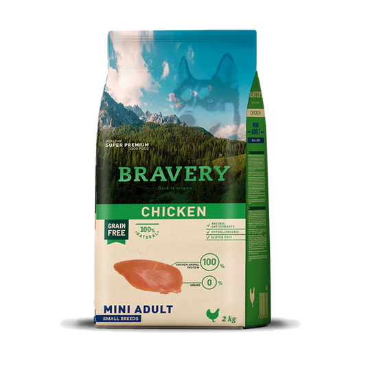 BRAVERY Poulet - Chien adulte (petites races)