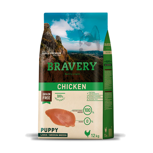BRAVERY Poulet - Chiot (Races moyennes/grandes)