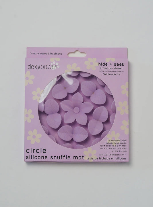 Tapis de fouille fleur rose